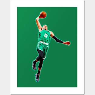 Jayson Tatum Dunk Posters and Art